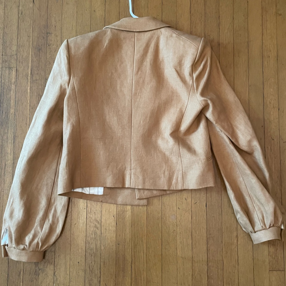 NWT Veronica Beard Milani Linen Cropped Jacket - Picture 6 of 13